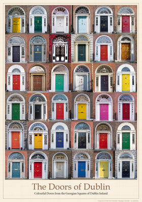 Doors of Dublin Poster-Print