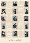 Oscar Wilde Poster-Print
