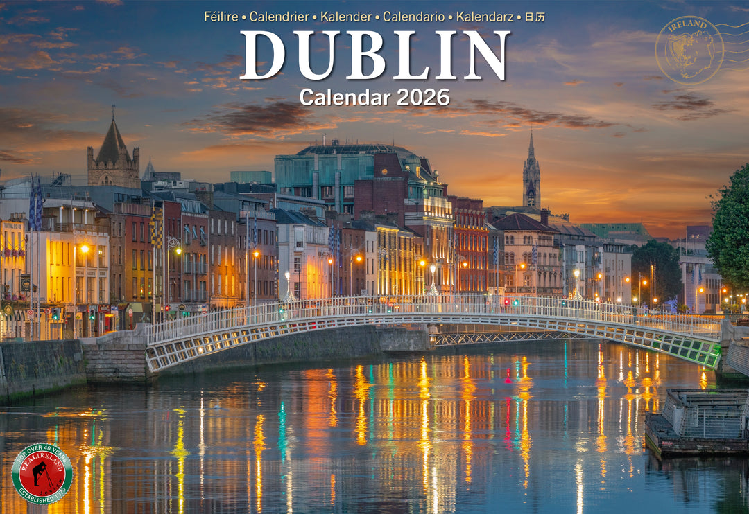 thumbnail image 2 of Ireland Calendar 2026 | The Emerald Isle | 12" X 24" Irish Travel Wall Calendar 12 Month Castles Dublin Irish Blessings 2026 2027 Calendar Small Family Owned B 2 of 10