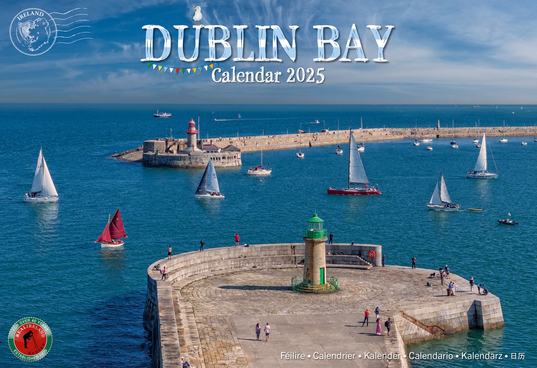 Dublin Bay Calendar 2025 Real Ireland Picture Press