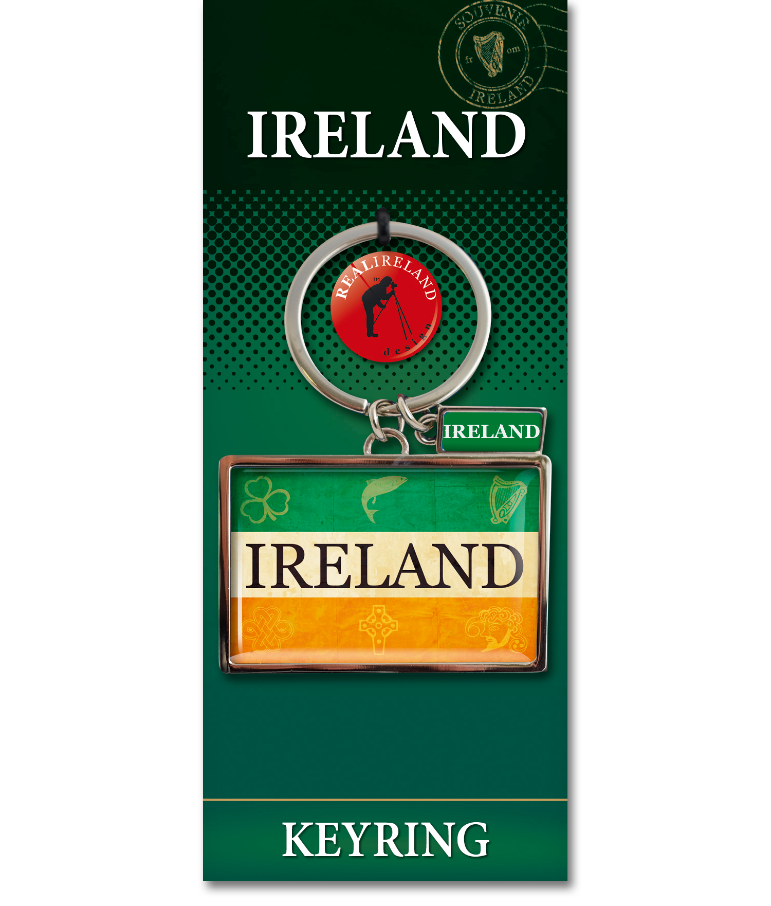 Key Ring - Irish Tricolour Flag – Real Ireland - Picture Press