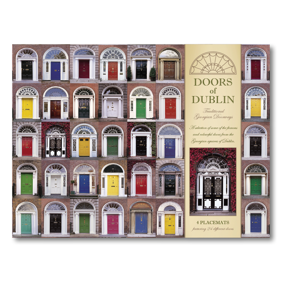 Doors of Dublin Placemats Real Ireland Picture Press