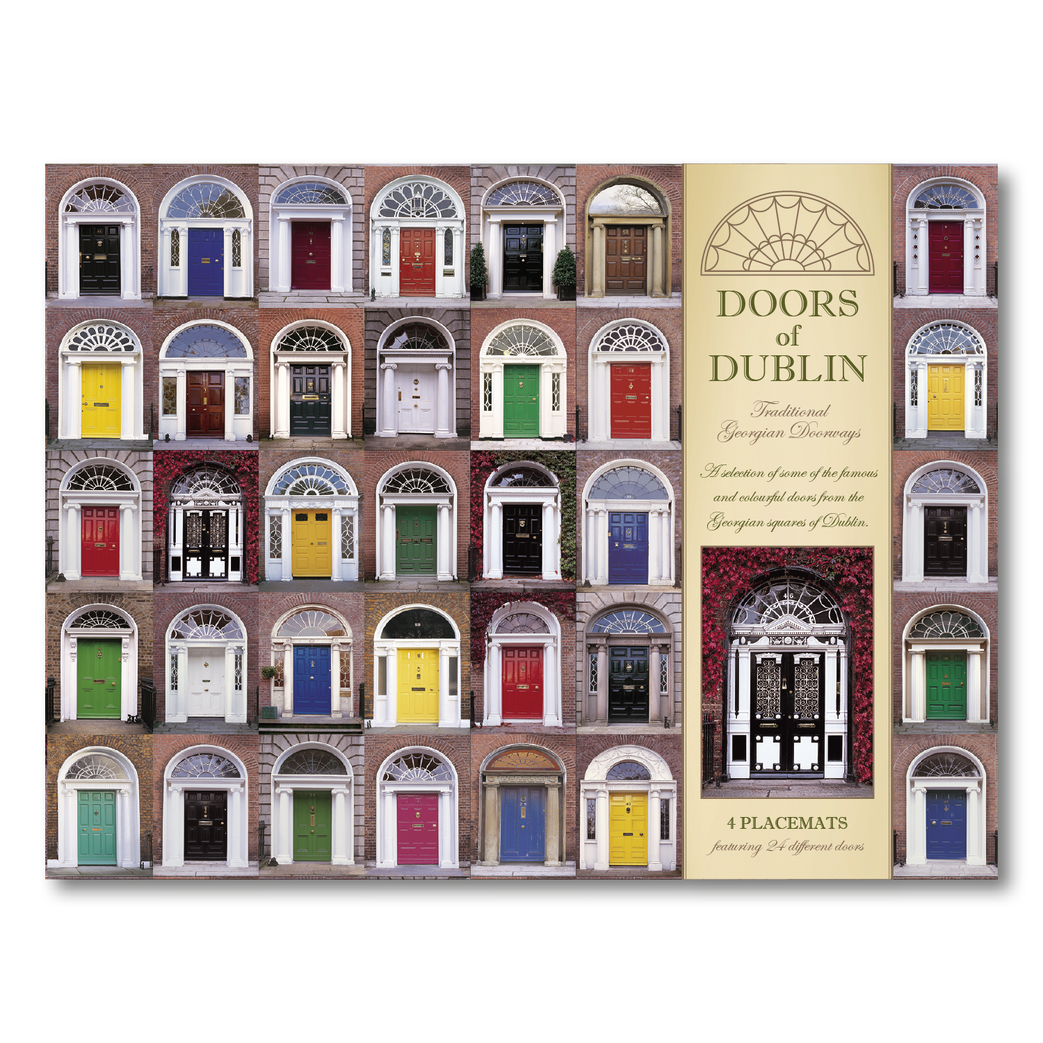 Photo & Art Print Colorful collection of doors in Dublin, Ireland